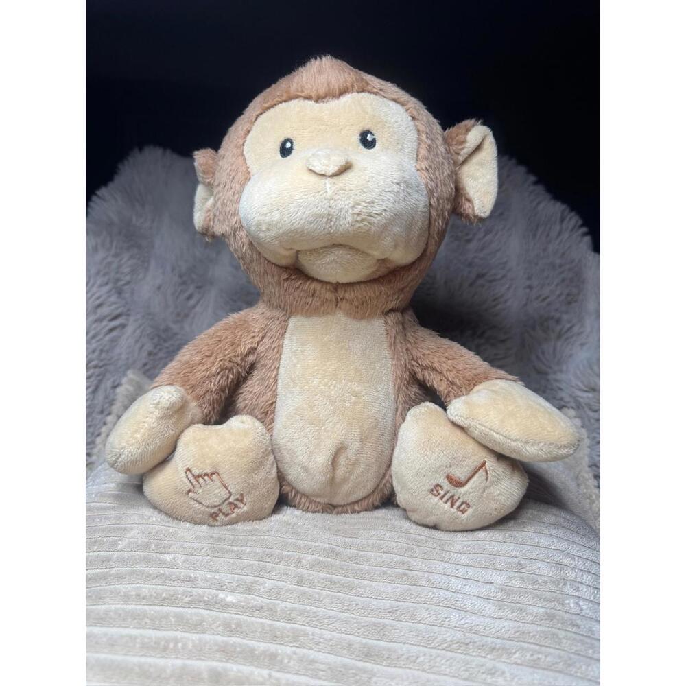 Spark Imagine Plush Monkey Baby Music Toy